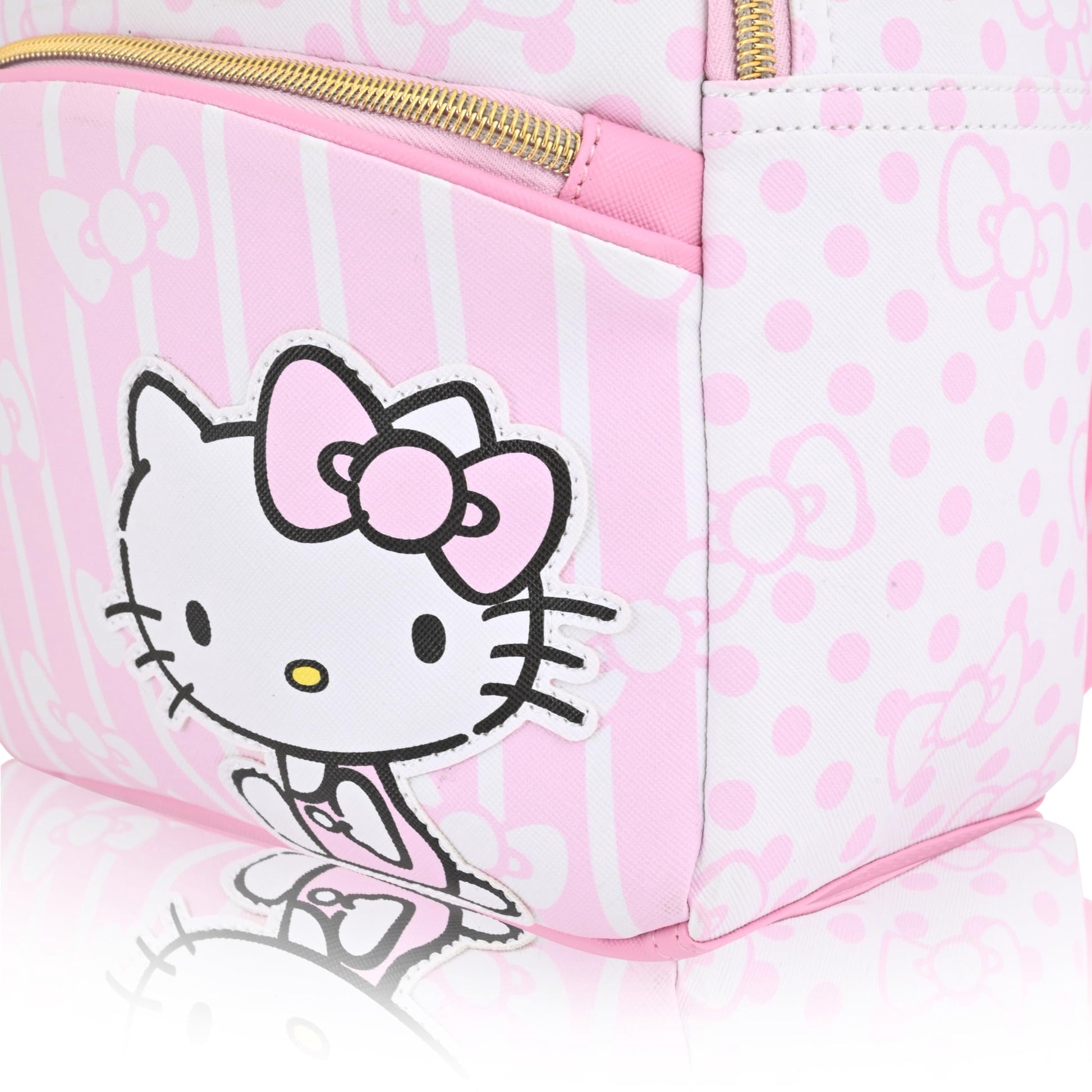 Sanrio Hello Kitty Backpack for Women | Hello Kitty Woman Purse | PU Leather Hello Kitty Mini Backpack Purse | Pink Hello Kitty Bag Cute Backpack with Keychain | Hello Kitty Accessories